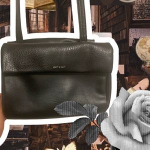 Vegan leather crossbody bag